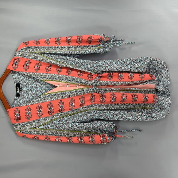 Lulus Pants - LuLu's Balloon 3/4 Sleeve Button Front Romper